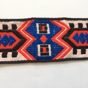 Sewing Ribbon Border Craft Trim Edging Tape Blue Red Black 2 1/4" wide